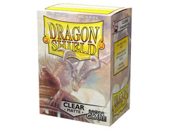 Dragon Shield Non-Glare Sleeve - Clear ‘Mantem’ 100ct