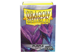 Dragon Shield Non-Glare Sleeve - Purple ‘Amifist’ 100ct