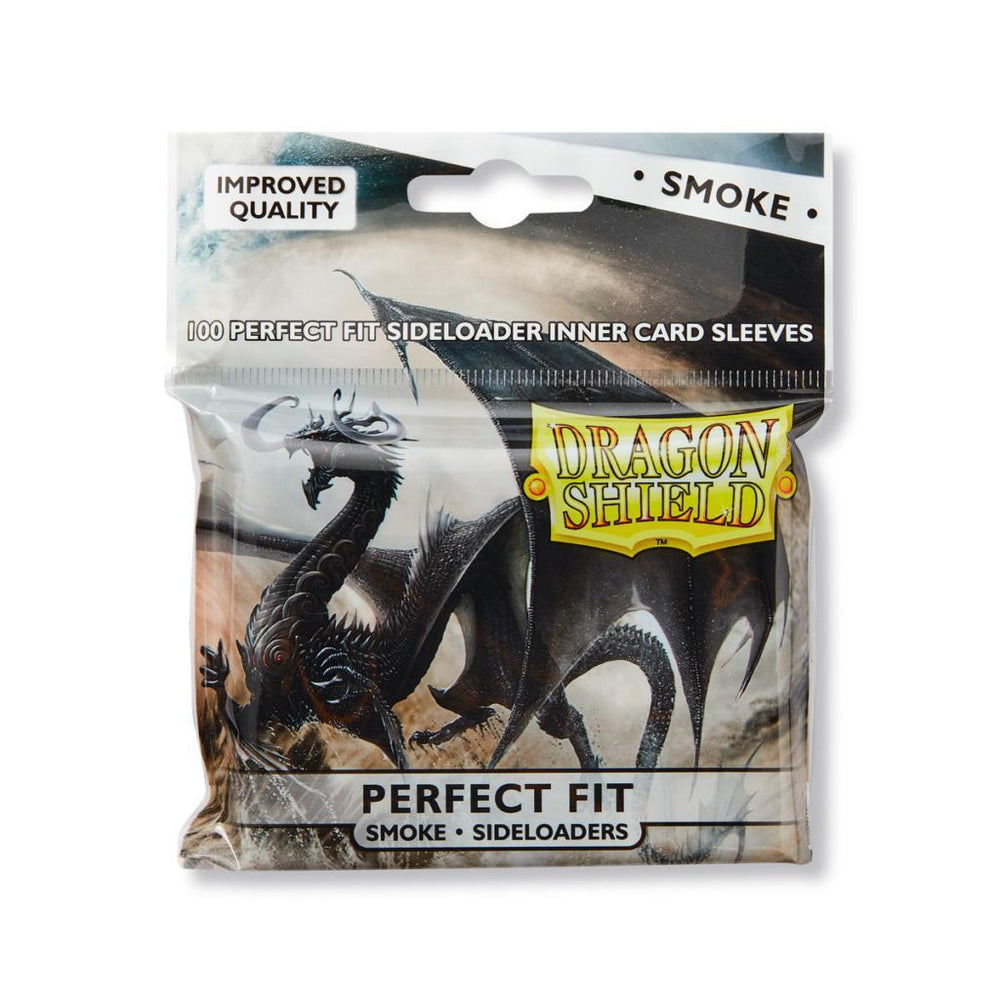 Dragon Shield Perfect Fit Sleeve - Smoke (Sideloader) ‘Shinon’ 100ct