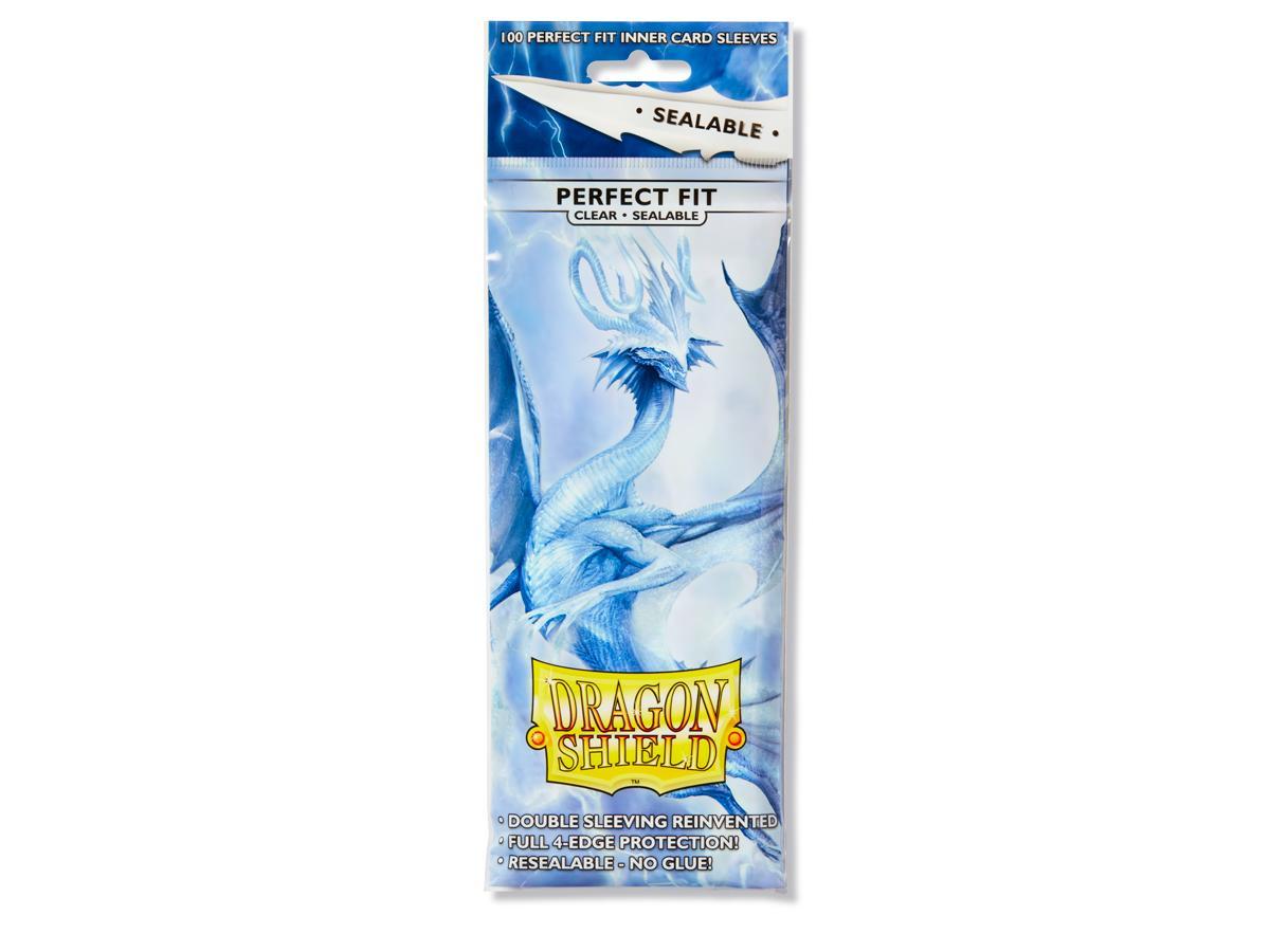 Dragon Shield Perfect Fit Sleeve - Clear (Sealable) ‘Thindra’ 100ct