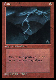 Lightning Bolt Foreign Black Border - Portuges [Fourth Edition]