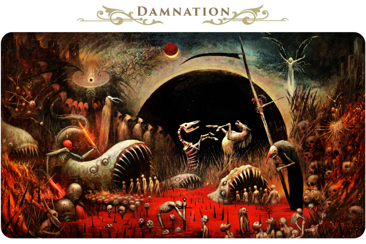 Damnation  Seb McKinnon Signed - Limited Edition [Secret Lair Drop- PLAYMAT]