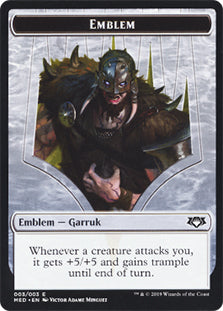 Emblem - Garruk, Apex Predator [Mythic Edition: War of the Spark]