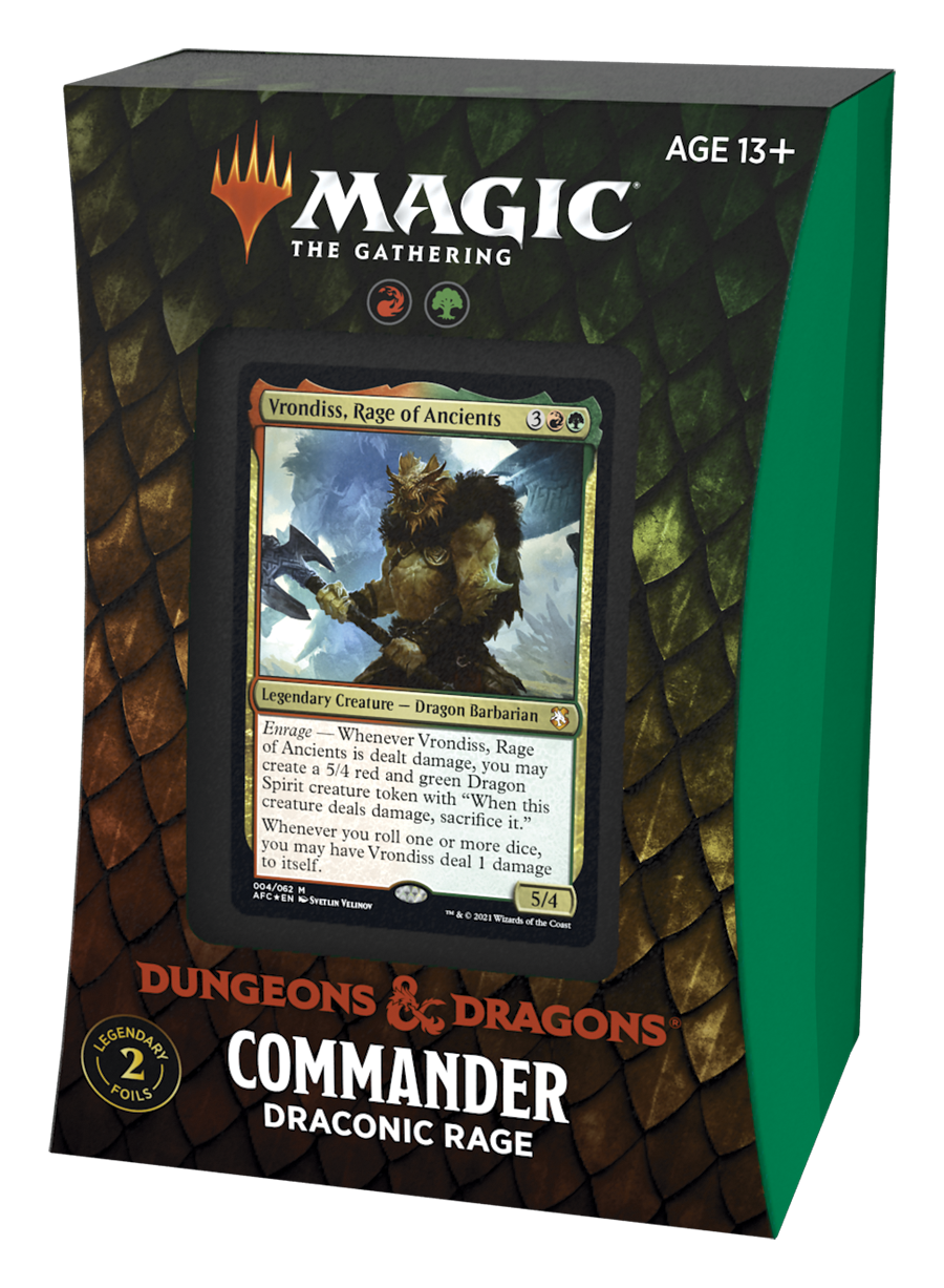 Dungeons & Dragons: Adventures in the Forgotten Realms: "Commander Decks" | Oasis Games Chile