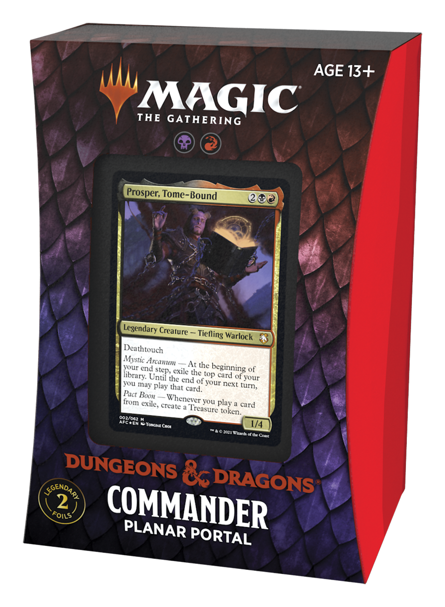 Dungeons & Dragons: Adventures in the Forgotten Realms: "Commander Decks" | Oasis Games Chile