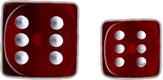 Chessex: D6 Translucent Dice Set - 12mm x 36