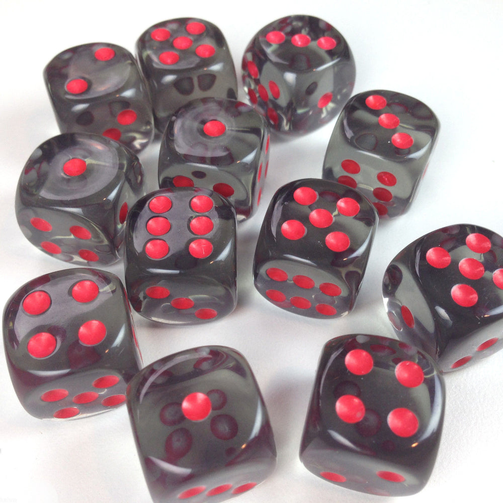 Chessex: D6 Translucent Dice Set - 16mm x 12