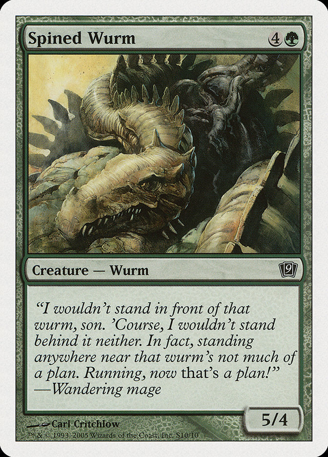 Spined Wurm [Ninth Edition] | Oasis Games Chile