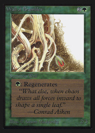 Wall of Brambles (IE) [Intl. Collectorsâ€™ Edition]