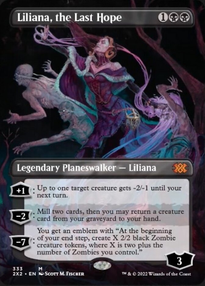 Liliana, the Last Hope (Borderless) [Double Masters 2022]