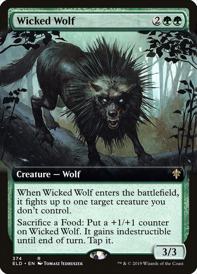 Wicked Wolf (Extended) [Throne of Eldraine]