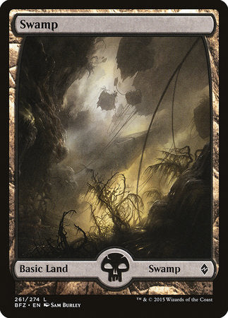 Swamp (261) - Full Art [Battle for Zendikar]