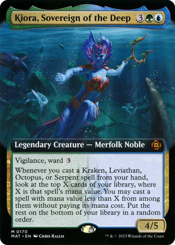 Kiora, Sovereign of the Deep (Extended Art) [March of the Machine: The Aftermath]