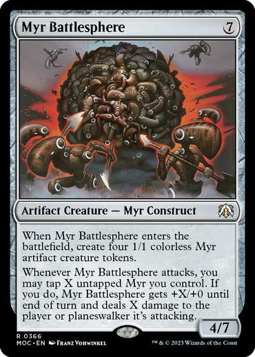 Myr Battlesphere [March of the Machine Commander]