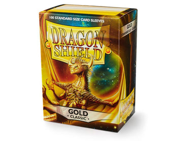 Dragon Shield Classic Sleeve - Gold ‘Pontifex’ 100ct