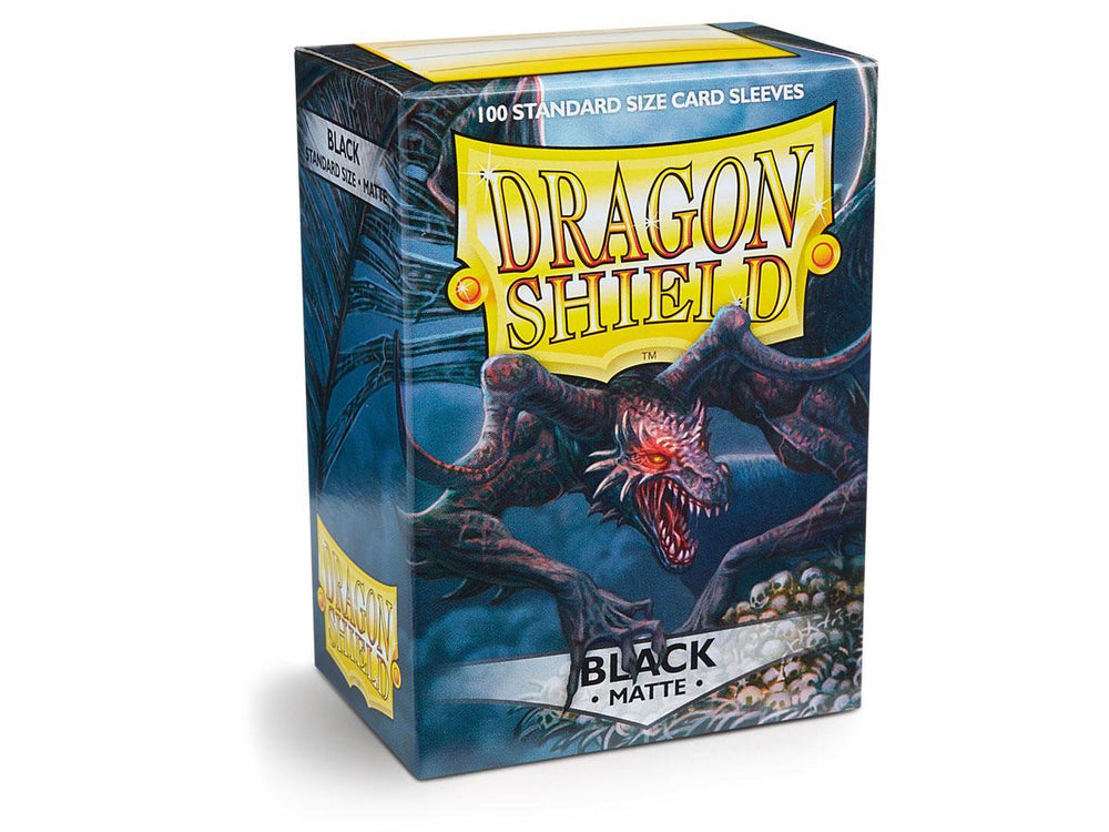 Dragon Shield Matte Sleeve - Black 100ct