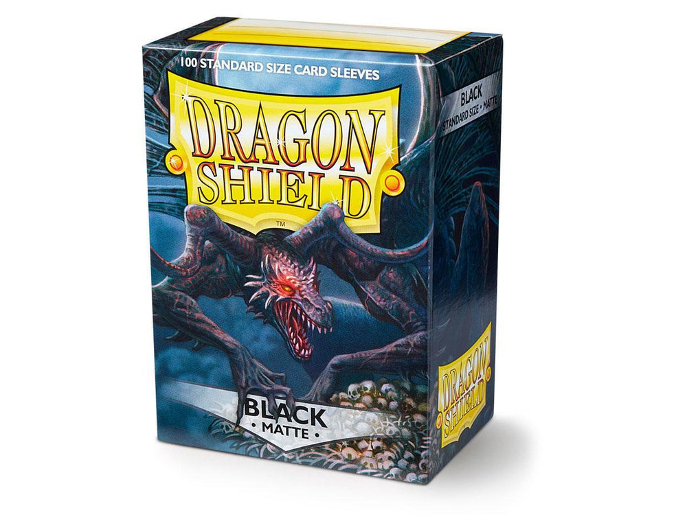 Dragon Shield Matte Sleeve - Black 100ct