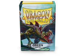 Dragon Shield Matte Sleeve - Green 100ct