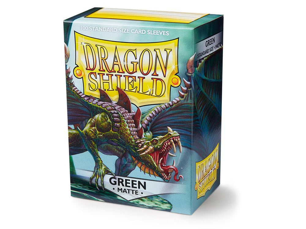 Dragon Shield Matte Sleeve - Green 100ct