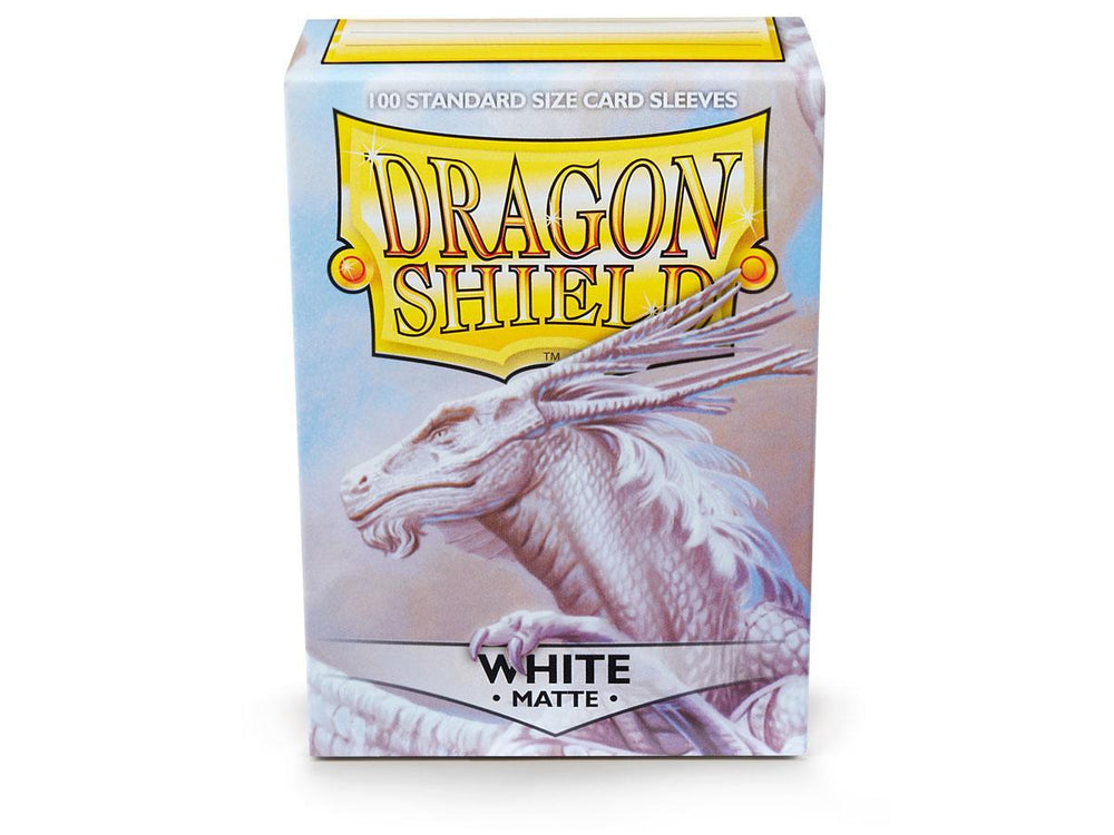 Dragon Shield Matte Sleeve - White 100ct