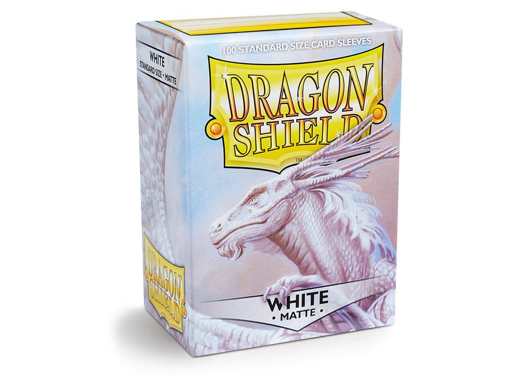 Dragon Shield Matte Sleeve - White 100ct