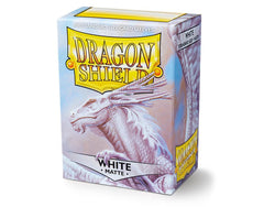 Dragon Shield Matte Sleeve - White 100ct