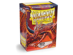 Dragon Shield Matte Sleeve - Red 100ct