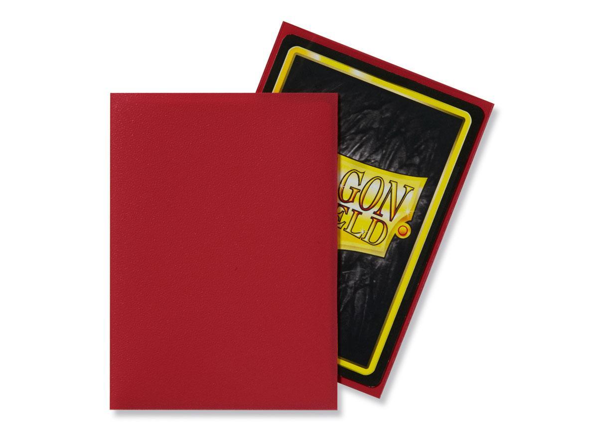 Dragon Shield Matte Sleeve - Red 100ct