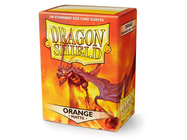 Dragon Shield Matte Sleeve - Orange 100ct