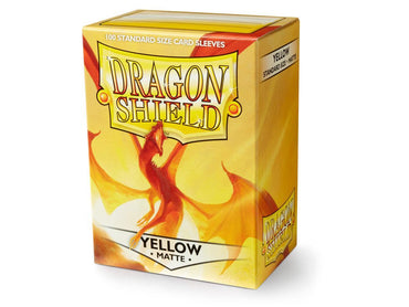 Dragon Shield Matte Sleeve - Yellow 100ct