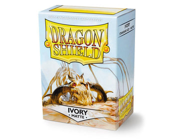 Dragon Shield Matte Sleeve - Ivory 100ct