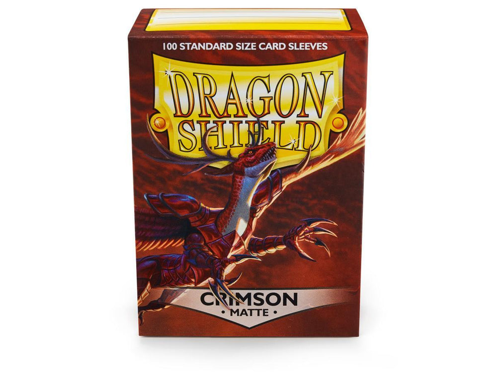Dragon Shield Matte Sleeve - Crimson 100ct