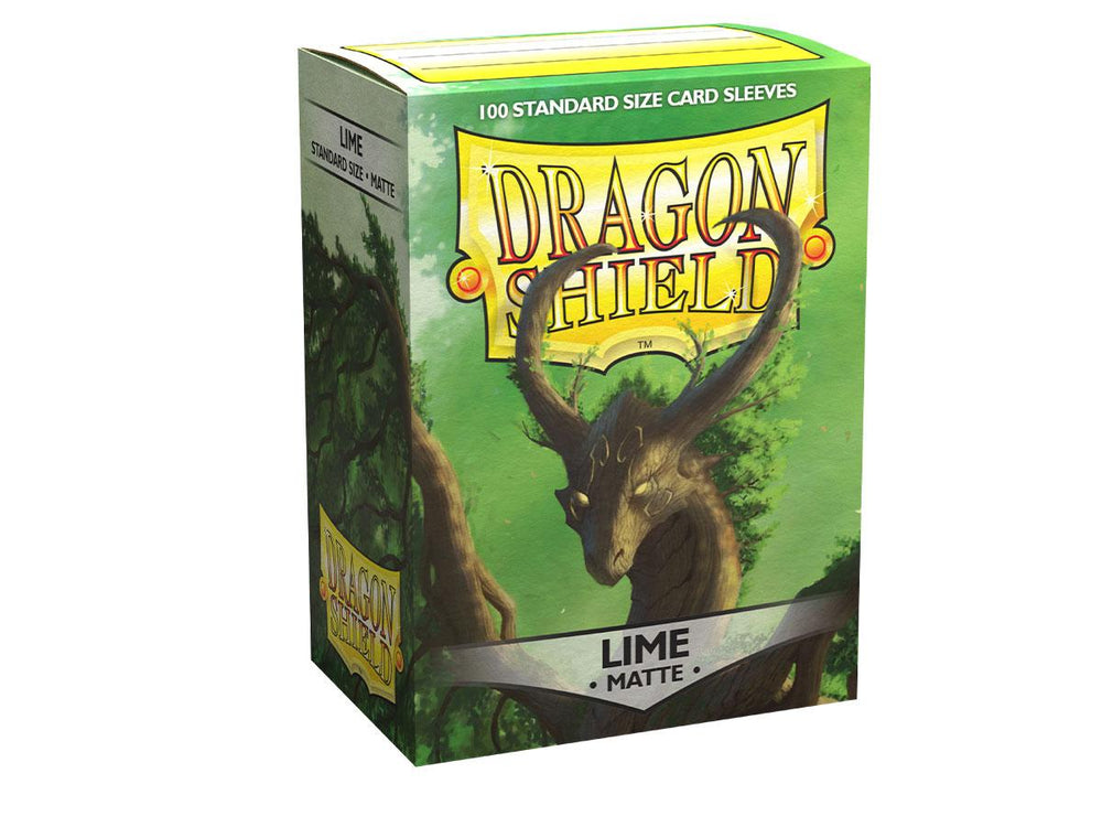 Dragon Shield Matte Sleeve - Lime 100ct