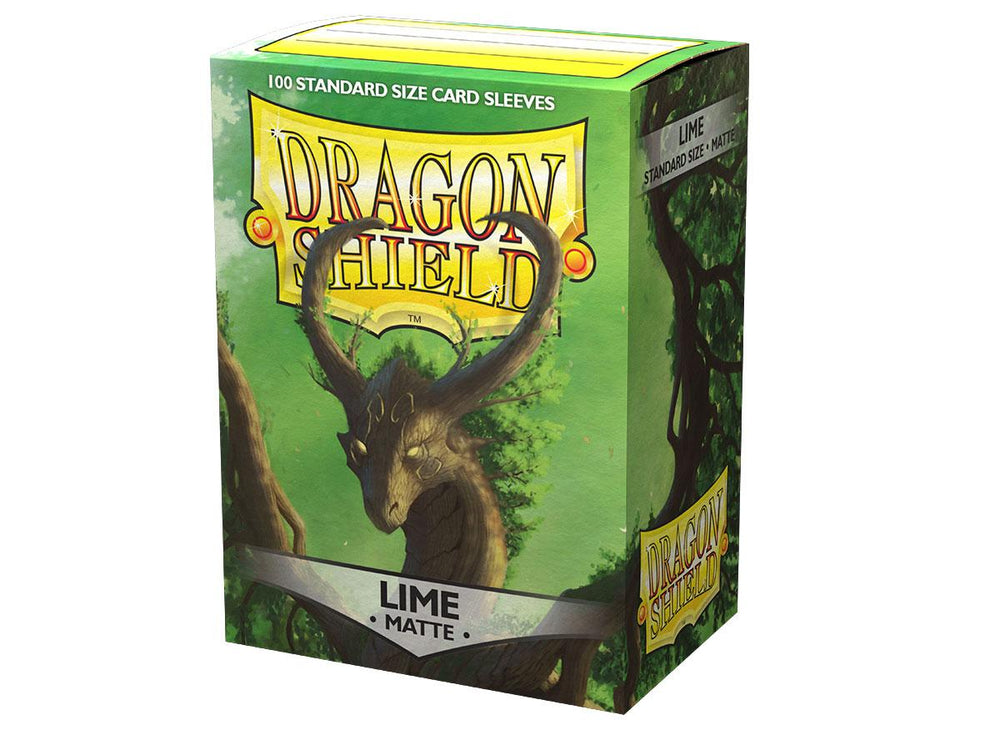 Dragon Shield Matte Sleeve - Lime 100ct