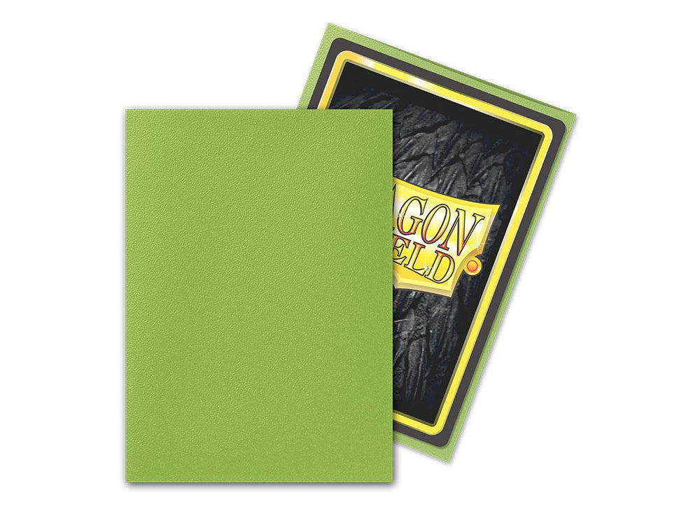 Dragon Shield Matte Sleeve - Lime 100ct