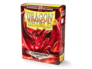 Dragon Shield Matte Sleeve - Crimson ‘Logi’ 60ct