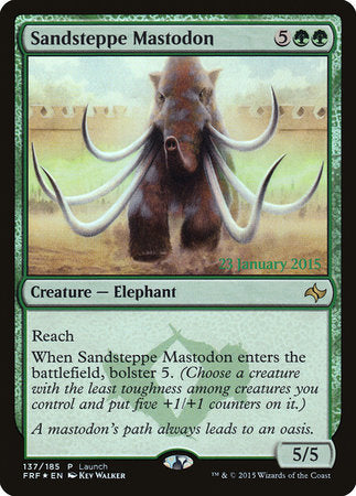 Sandsteppe Mastodon (Launch) [Fate Reforged Promos]
