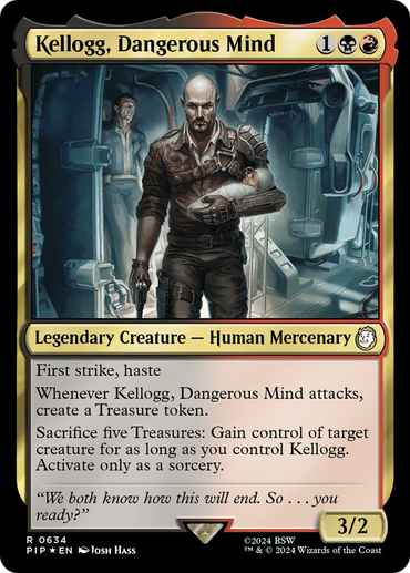 Kellogg, Dangerous Mind (Surge Foil) [Fallout]