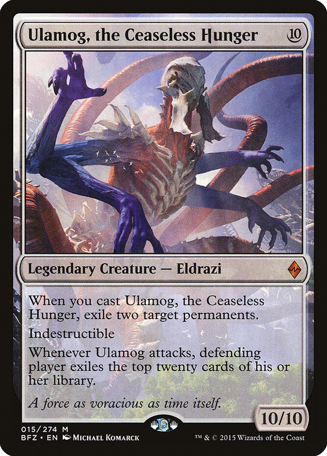 Ulamog, the Ceaseless Hunger [Battle for Zendikar] | Oasis Games Chile