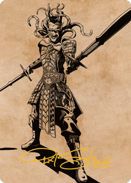 Zevlor, Elturel Exile Art Card (78) (Gold-Stamped Signature) [Commander Legends: Battle for Baldur's Gate Art Series]