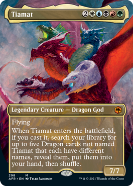 Tiamat (Extended) (Alternative art) [Dungeons & Dragons: Adventures in the Forgotten Realms]