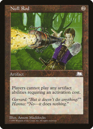SIGNED Null Rod [Weatherlight]