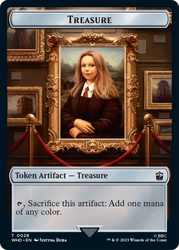 Horse // Treasure (0028) Double-Sided Token [Doctor Who Tokens]