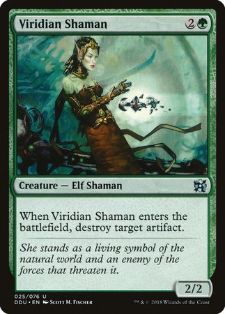 Viridian Shaman [Duel Decks: Elves vs. Inventors]