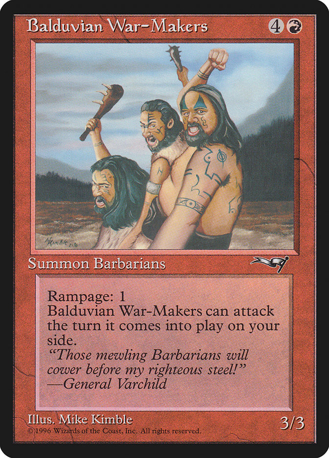 Balduvian War-Makers (Treeline Background) [Alliances] | Oasis Games Chile