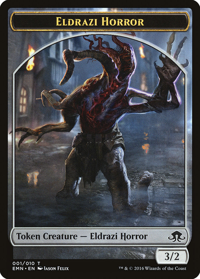 Eldrazi Horror [Eldritch Moon Tokens] | Oasis Games Chile