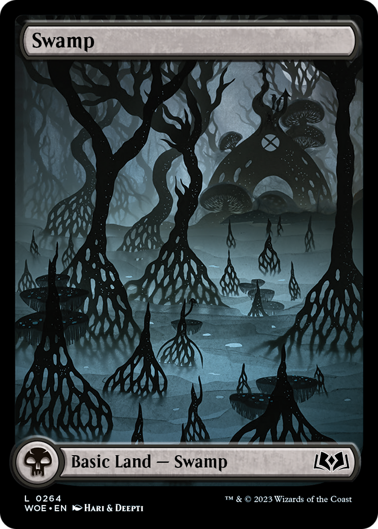Swamp (264) (Full-Art) [Wilds of Eldraine]