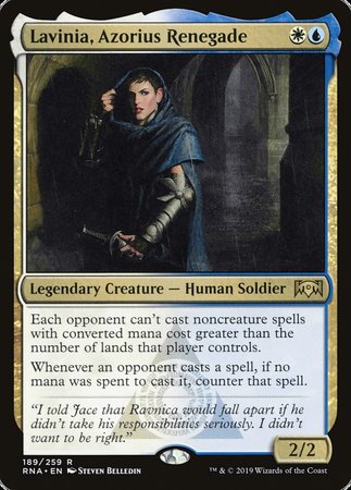Lavinia, Azorius Renegade [Ravnica Allegiance] | Oasis Games Chile