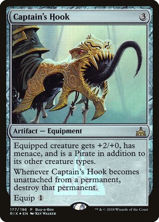 Captain's Hook (Buy a Box) [Rivals of Ixalan Promos]