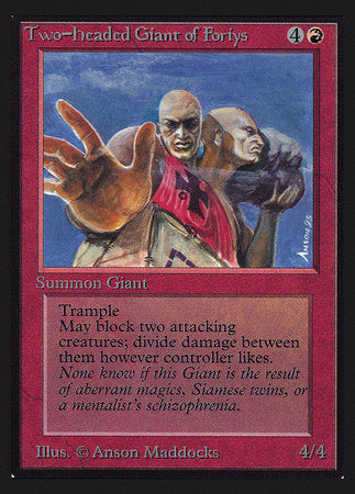Two-Headed Giant of Foriys (IE) [Intl. Collectorsâ€™ Edition]